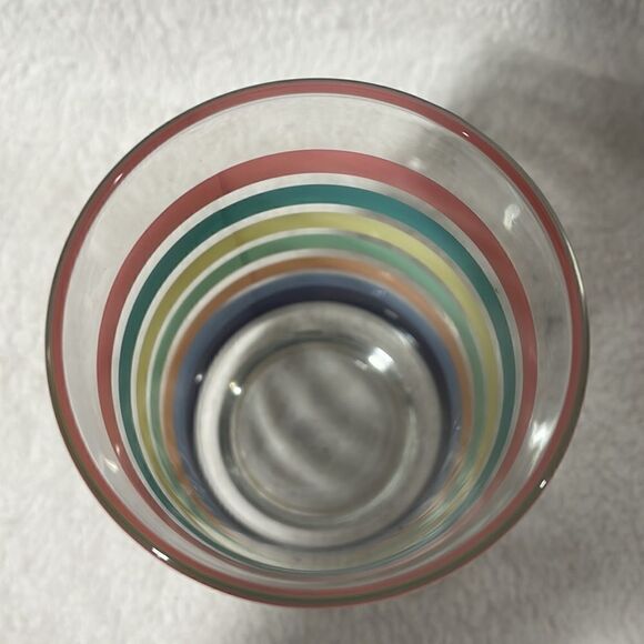 Striped juice glass   - Picture 3 of 3